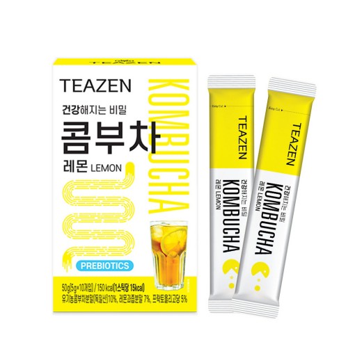 [티젠] 콤부차 레몬 5g 30스틱(10스틱X3박스) / 무료배송